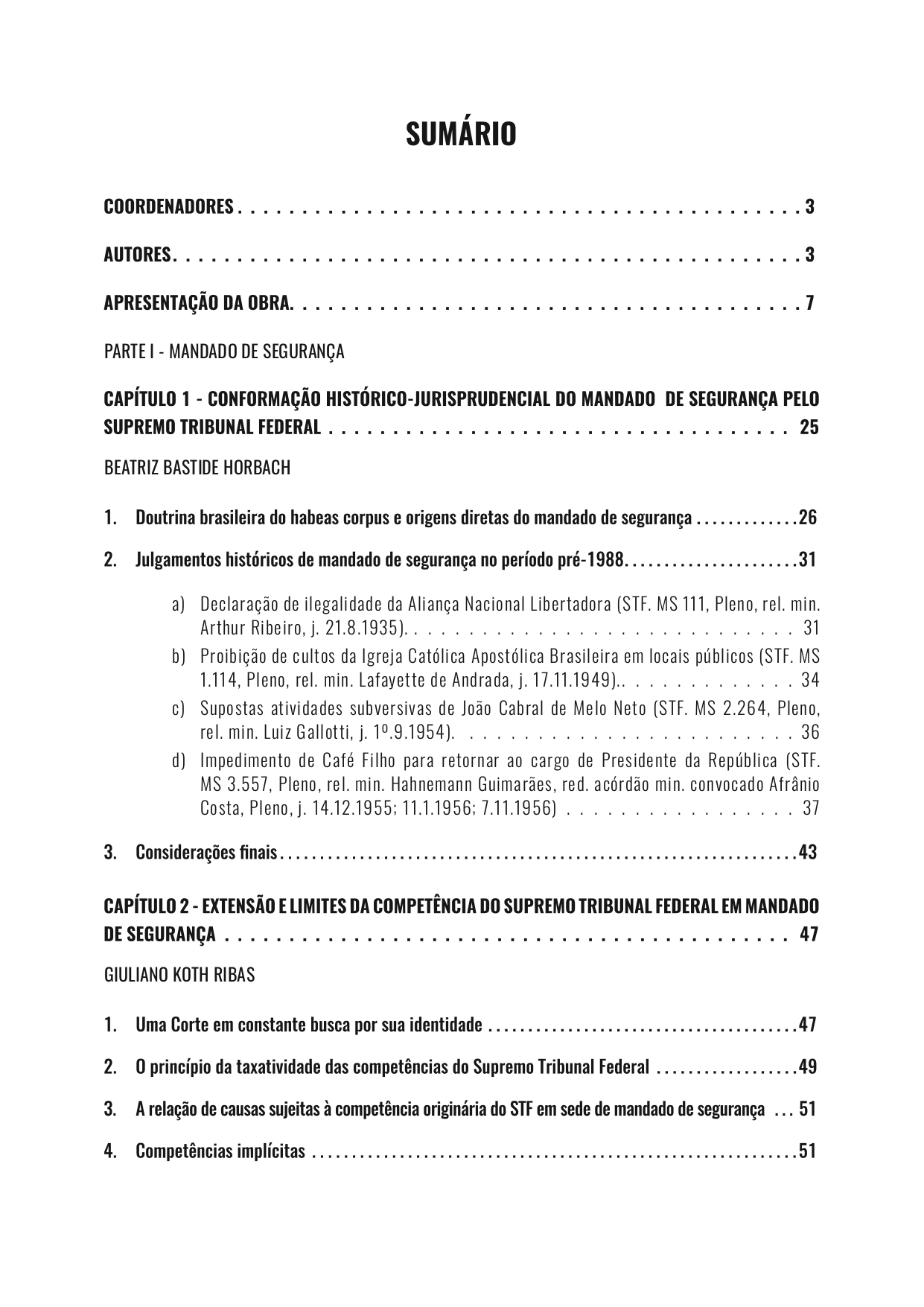Página 1 do sumário