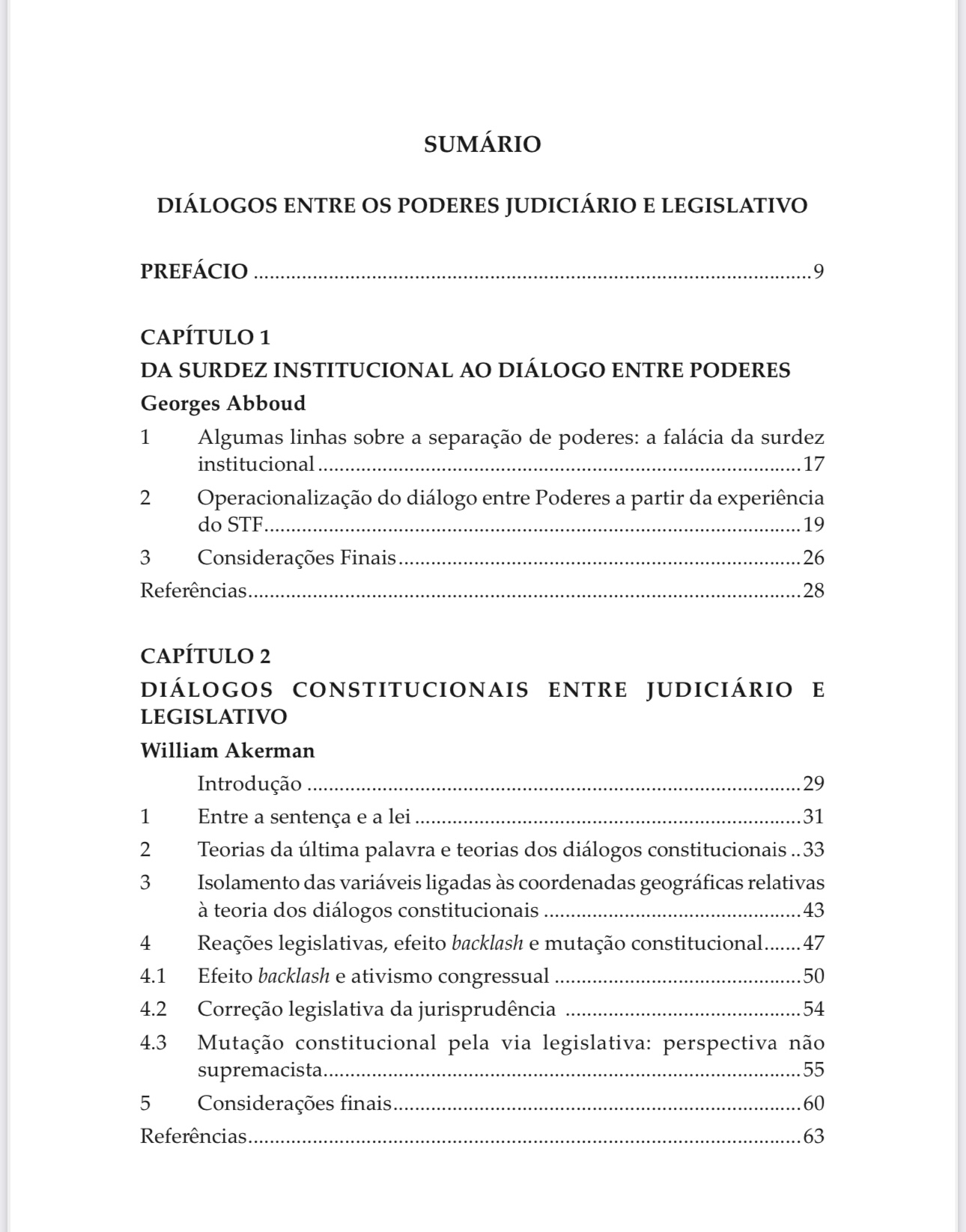 Página 1 do sumário
