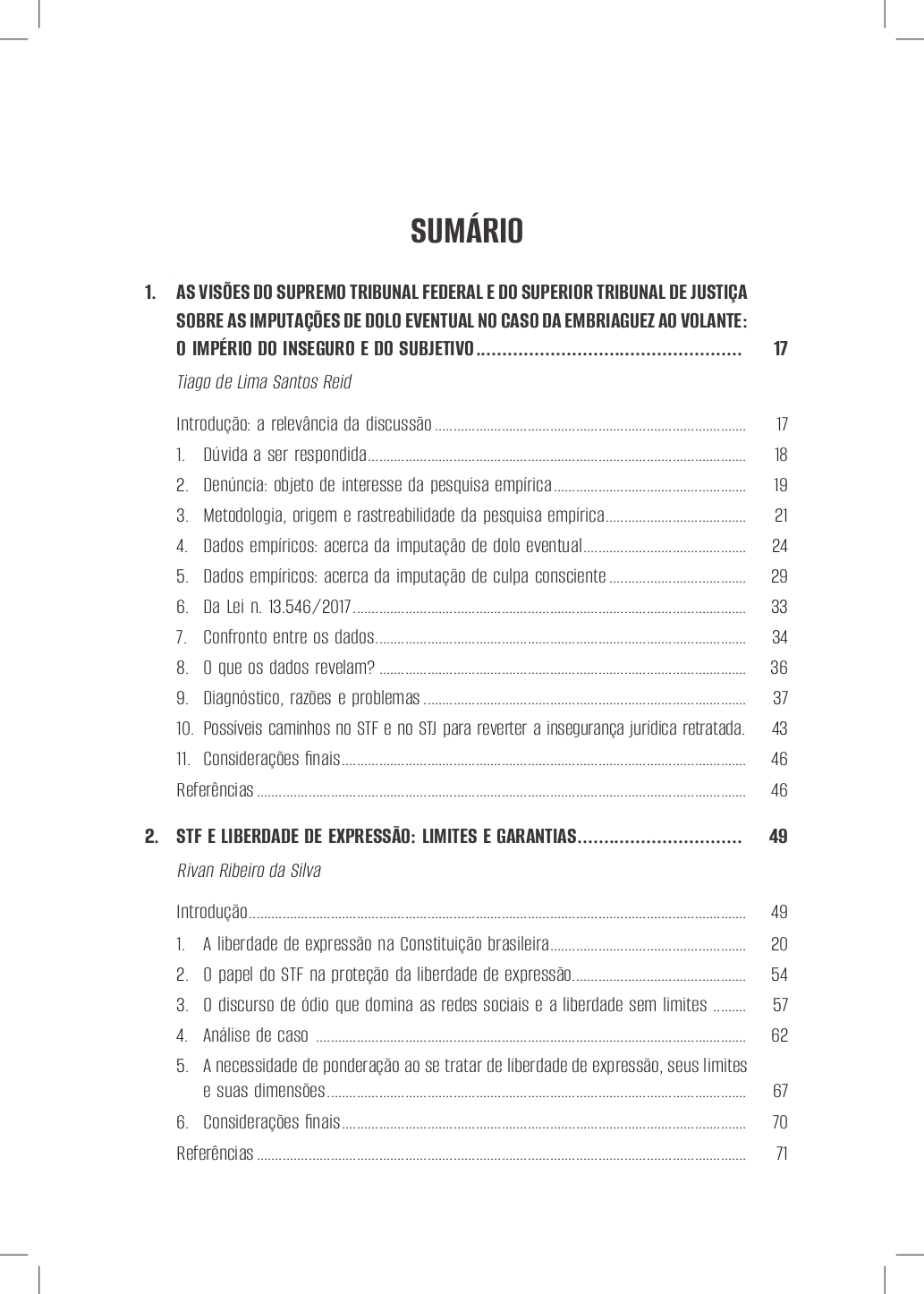Página 1 do sumário